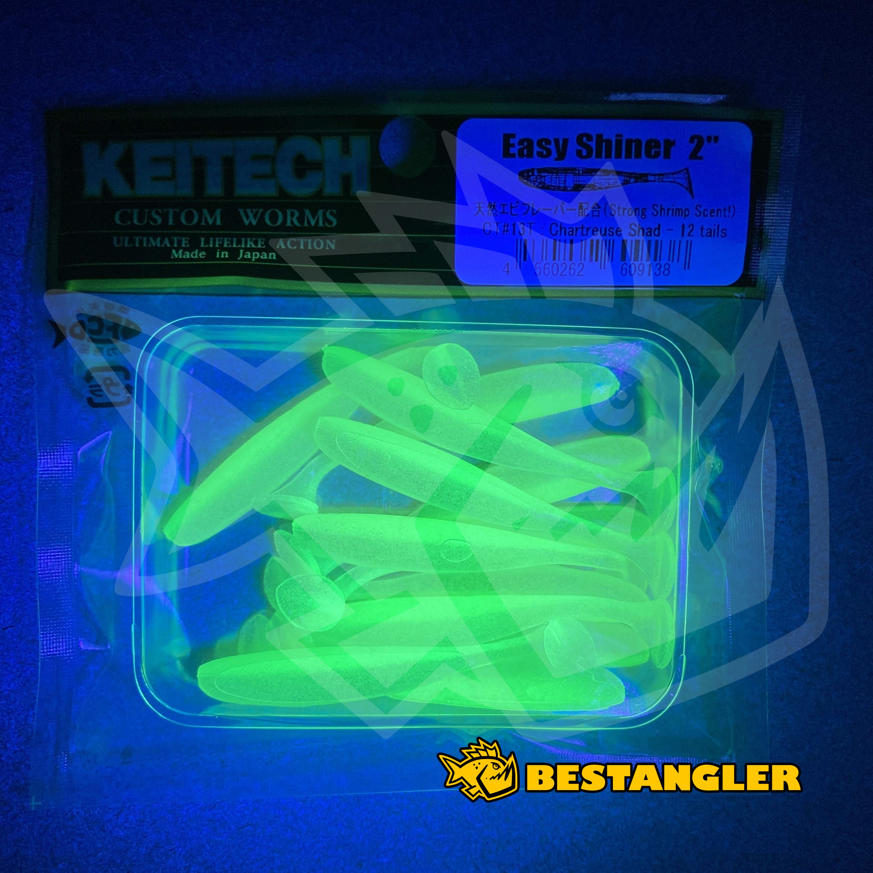 Keitech Easy Shiner 2 Chartreuse Shad