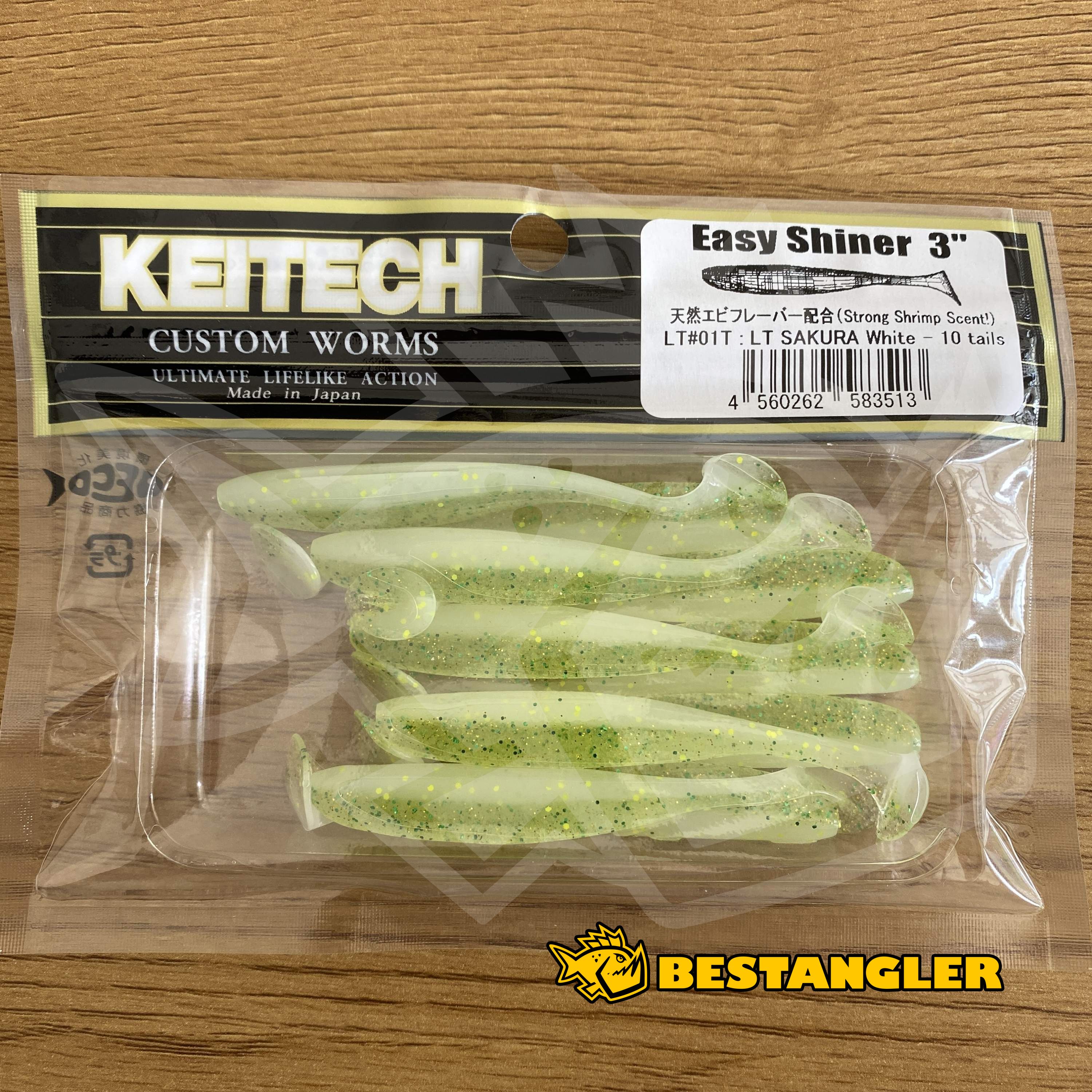 Keitech Easy Shiner 3 Sakura White