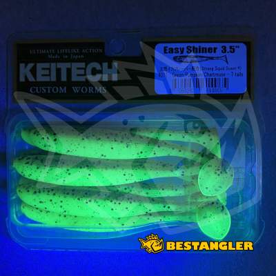 Keitech Easy Shiner Green Chartreuse 3.5\