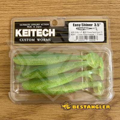 Keitech Easy Shiner 3.5" Lime / Chartreuse - #424