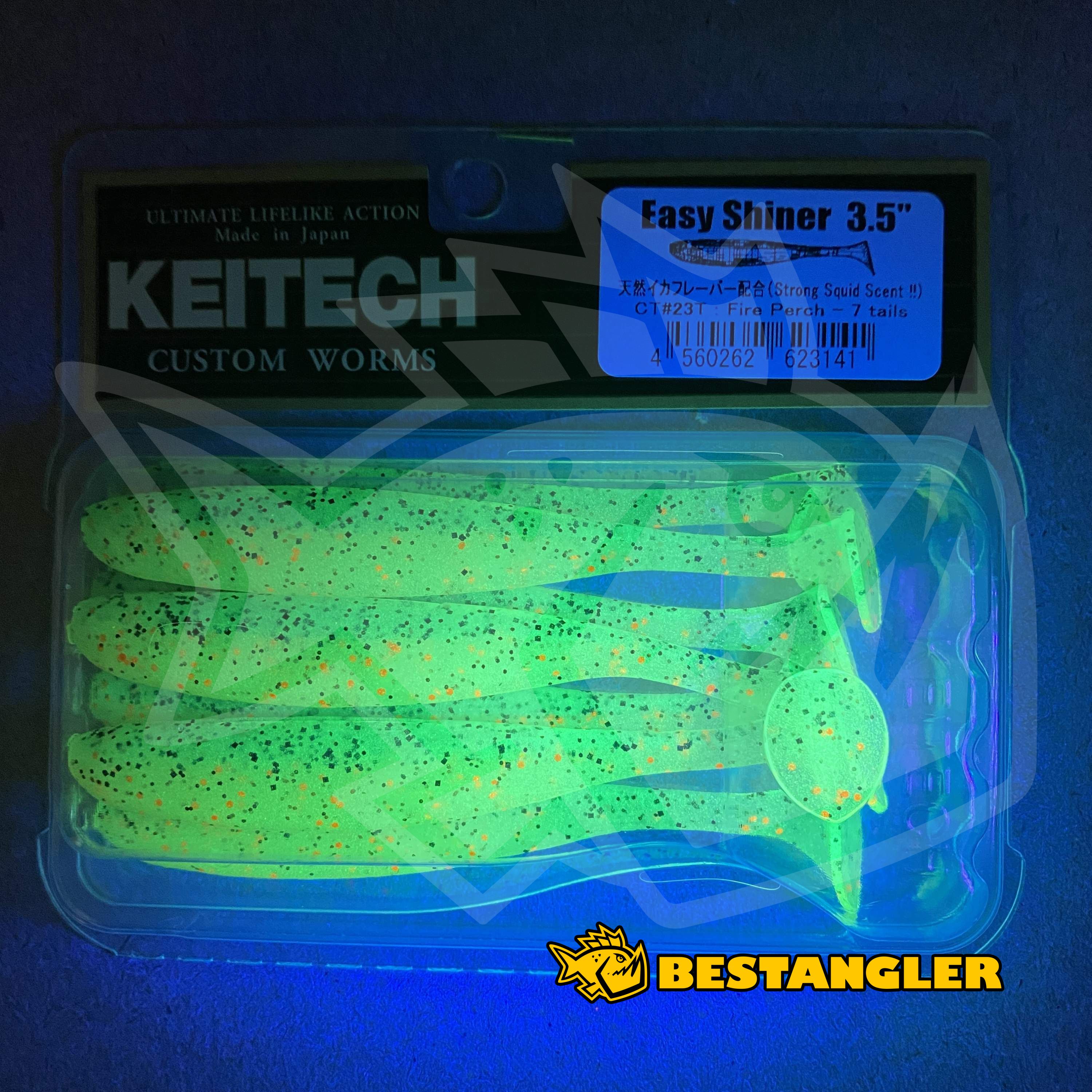 Keitech Easy Shiner 3.5 Fire Perch