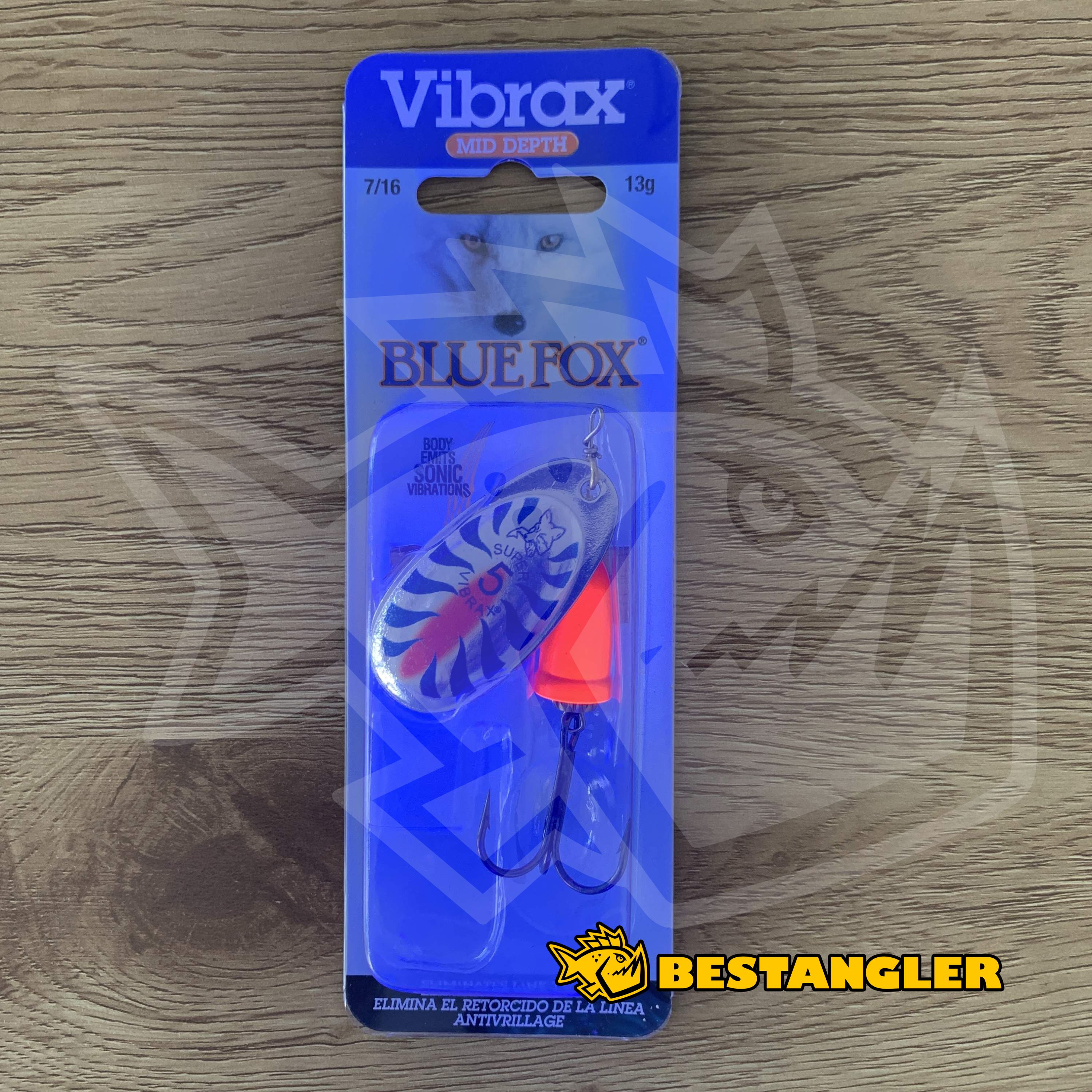 Blue fox Vibrax Shad 5 Spoon 13g Multicolor